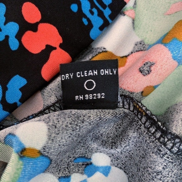 Tibi Floral Puff Sleeve Silk Shift Dress XS - Picture 8 of 8